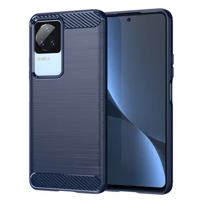 Carbon silikonové pouzdro na Xiaomi POCO F4 5G Blue