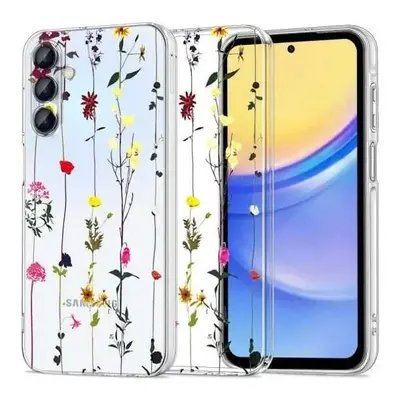 Silikonový obal na Samsung Galaxy A55 5G Tech-Protect FlexAir+ Garden Floral