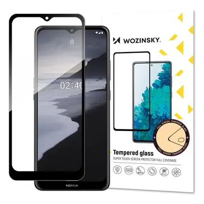 Wozinsky Celoplošně lepené tvrzené sklo 9H na Nokia 2.4 black