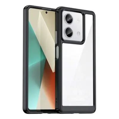 Silikonový kryt na Xiaomi Redmi Note 13 PRO PLUS Space s barevným rámem Black