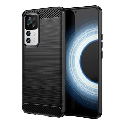 Carbon silikonové pouzdro na Xiaomi 12T / 12T PRO Black