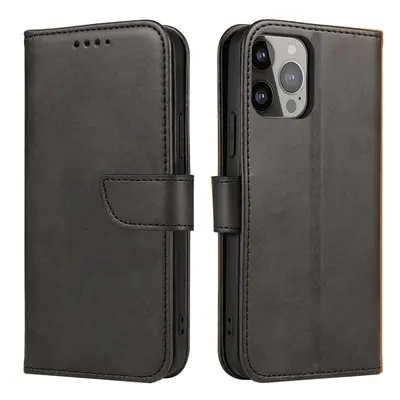 Magnet Case elegantní knížkové pouzdro na Xiaomi Redmi Note 12 5G/POCO X5 5G Black