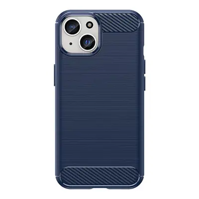 Carbon silikonové pouzdro na iPhone 15 6.1" Blue