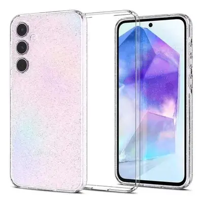 Silikonový obal na Samsung Galaxy A55 5G Spigen Liquid Crystal Glitter