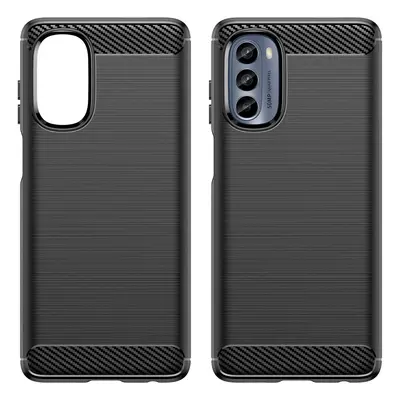 Carbon silikonové pouzdro na Motorola Moto G62 5G Black