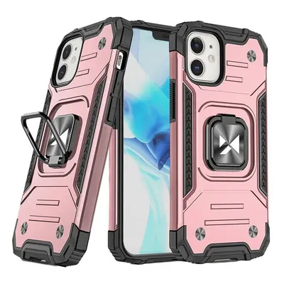 Wozinsky Hybrid pancéřové pouzdro s kroužkem na iPhone 12 Mini 5.4" Pink