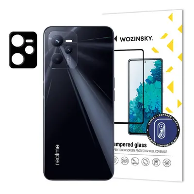 Temperované tvrzené sklo 9H na CELÝ fotoaparát pro Realme C35