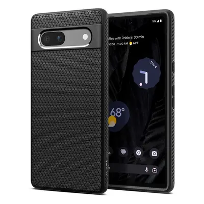 Spigen Liquid Air silikonové pouzdro na Google Pixel 7a Matte black