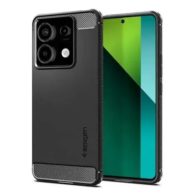 Silikonový obal na Xiaomi Redmi NOTE 13 PRO 5G/POCO X6 5G Spigen Rugged Armor Matte Black