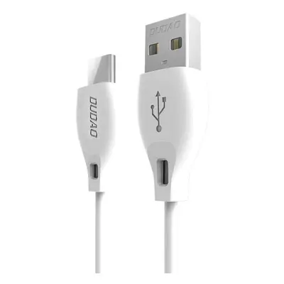 Dudao datový kabel USB/USB-C 2.1A 1m Bílý L4T