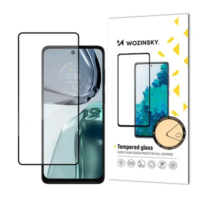 Wozinsky Celoplošně lepené tvrzené sklo 9H na Motorola Moto G62 5G Black