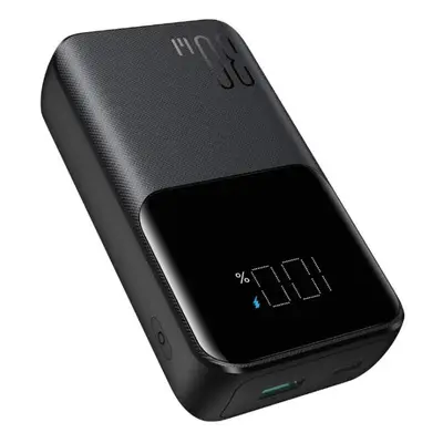 Joyroom JR-PBC06 minipowerbanka 30W 10000mAh se zabudovanými kabely USB-C a Lightning Černá