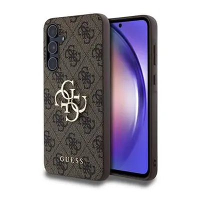 Guess hard kryt na Samsung Galaxy A55 5G Hnědý 4G Big Metal Logo