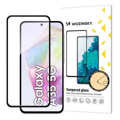 Tvrzené sklo na Samsung Galaxy A35 5G Black Wozinsky Celoplošně lepené