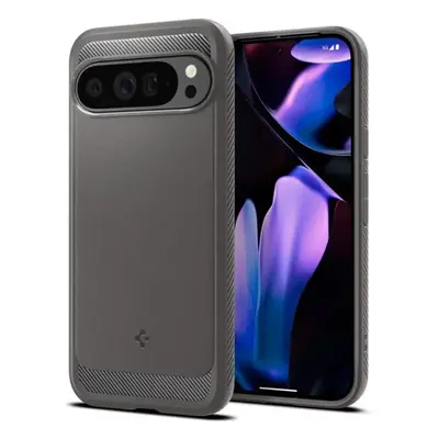 Silikonový obal na Google Pixel 9 PRO XL Spigen Rugged Armor Mramorově šedý