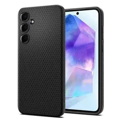 Silikonový kryt na Samsung Galaxy A55 5G Spigen Liquid Air Matte Black