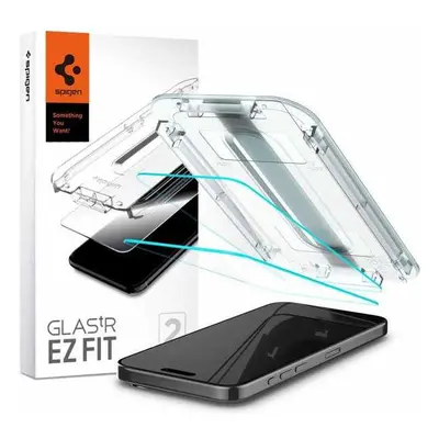 Ochranné sklo Spigen GLAS.TR "EZ FIT" 2BALENÍ iPhone 15 6.1" Clear