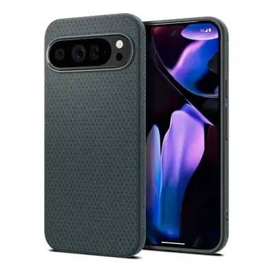 Silikonový obal na Google Pixel 9 PRO XL Spigen Liquid Air Abysální zelený