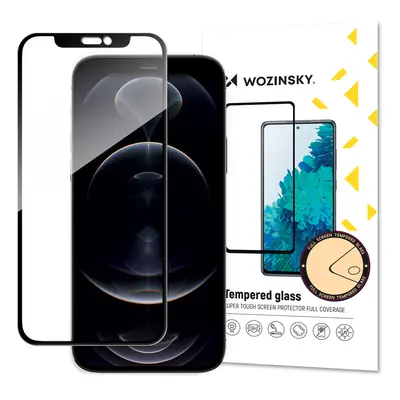 Wozinsky Celoplošně lepené tvrzené sklo 9H na iPhone 14/13/14 Pro/13 Pro 6.1" black