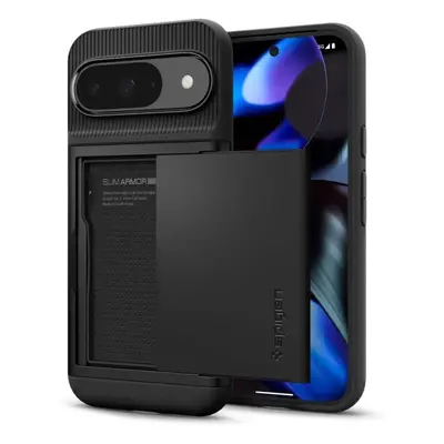 Pancéřový kryt na Google Pixel 9 / 9 PRO Spigen Slim Armor CS Černý