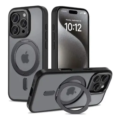 Pouzdro na iPhone 16 PRO 6.3" Tech-Protect Magring MagSafe Černé matné