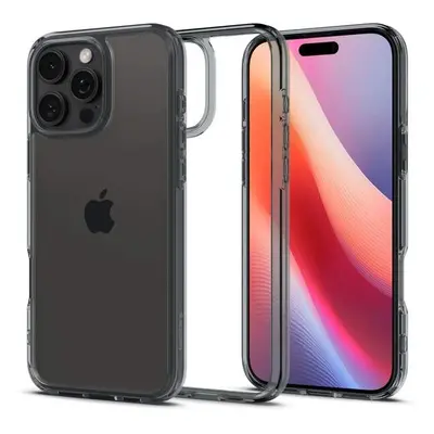 Kryt na iPhone 16 PRO MAX 6.9" Spigen Ultra Hybrid Transparentní s kouřovým lemem