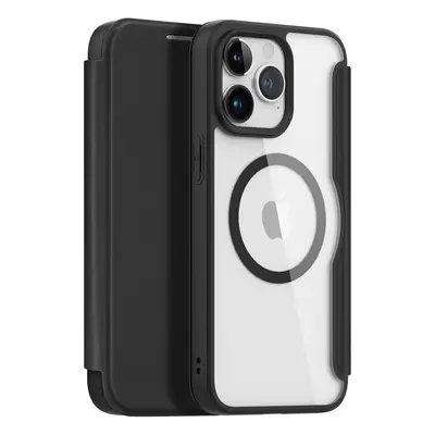 DUX DUCIS Skin X Pro MagSafe knížkové pouzdro na iPhone 15 PRO 6.1" Black