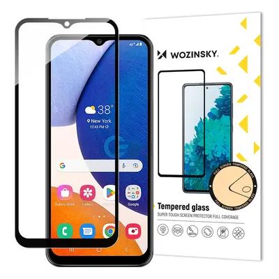 Wozinsky Celoplošně lepené tvrzené sklo 9H na Samsung Galaxy A14 / A14 5G Black