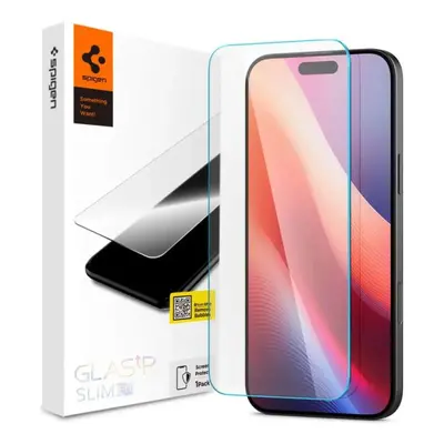 Tvrzené sklo na iPhone 16 PRO 6.3" Spigen Glass.TR Slim Čiré