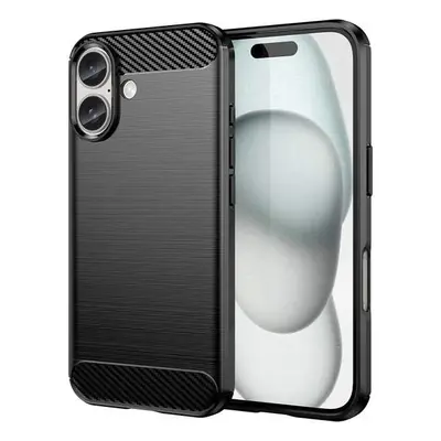 Silikonový obal na iPhone 16 PLUS 6.7" Carbon Černý