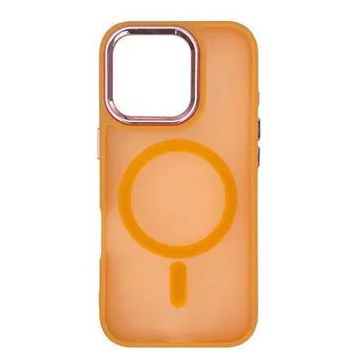 Kryt na iPhone 16 PRO 6.3" Fashion Matte MagSafe Oranžový