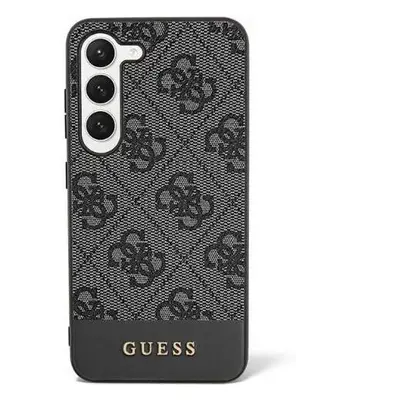 Guess hard silikonové pouzdro Samsung Galaxy S24 5G black 4G Stripe Collection