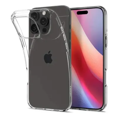 Silikonové pouzdro na iPhone 16 PRO MAX 6.9" Spigen Liquid Crystal Čiré