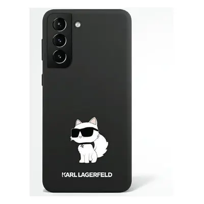 Karl Lagerfeld KLHCS23LSNCHBCK hard silikonové pouzdro Samsung Galaxy S23 ULTRA 5G black Silicon