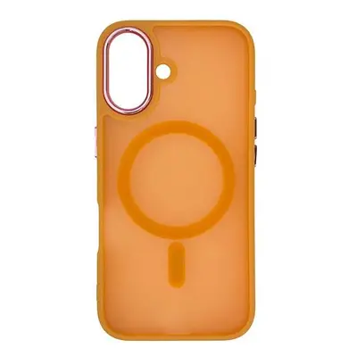 Obal na iPhone 16 6.1" Fashion Matte MagSafe Oranžový