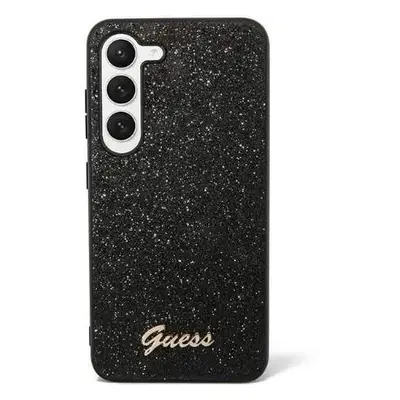 Guess hard silikonové pouzdro Samsung Galaxy S24 PLUS black Glitter Script