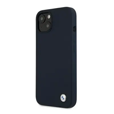 BMW BMHCP13SSILNA hard silikonové pouzdro iPhone 13 Mini 5.4" navy blue Silicone Signature