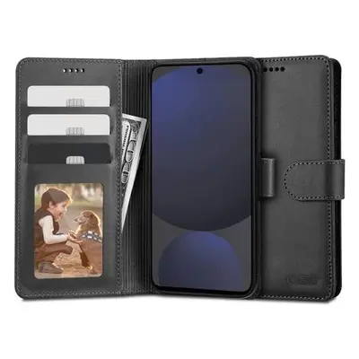 Knížkový obal na Samsung Galaxy S24 FE Tech-Protect Wallet Černý