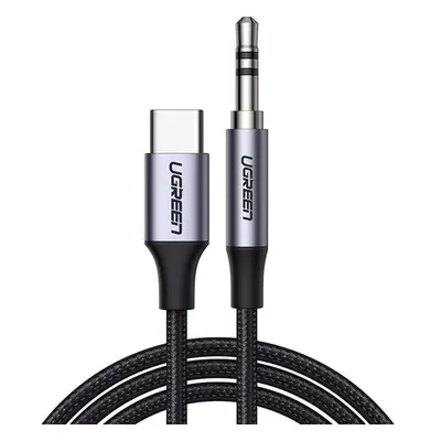 Ugreen CM450 USB-C / 3.5 jack audio kabel 1m Black