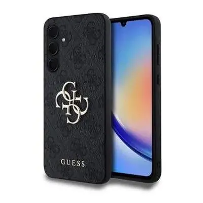 Guess hard kryt na Samsung Galaxy A35 5G Šedý 4G Big Metal Logo