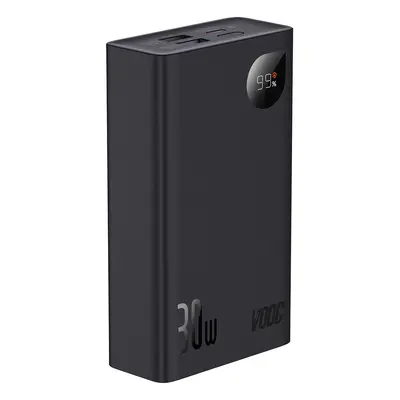 Baseus Adaman2 rychlonabíjecí powerbanka Digital Display 20000mAh 30W s kabelem Black