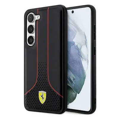 Ferrari FEHCS23MPCSK hard silikonové pouzdro Samsung Galaxy S23 PLUS 5G black Perforated 296 P