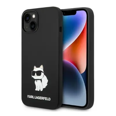 Karl Lagerfeld KLHCP14MSNCHBCK hard silikonové pouzdro iPhone 14 PLUS 6.7" black Silicone Choupe