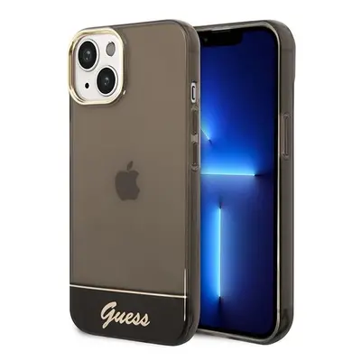 Guess GUHCP14MHGCOK hard silikonové pouzdro iPhone 14 PLUS 6.7" black Translucent