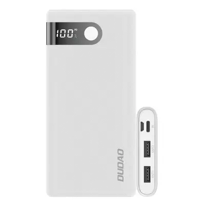 Dudao K9Pro powerbanka 10000mAh s LED displejem White