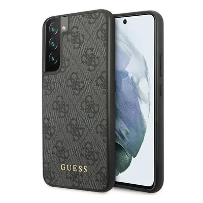 Guess GUHCS23MG4GFGR hard silikonové pouzdro Samsung Galaxy S23 PLUS 5G grey 4G Metal Gold Logo