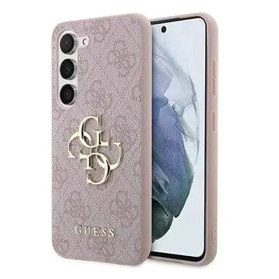 Guess hard kryt na Samsung Galaxy A35 5G Růžový 4G Big Metal Logo