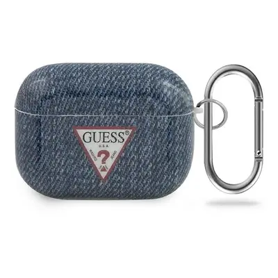 Guess GUACAPTPUJULDB pouzdro na AirPods PRO dark blue Jeans Collection