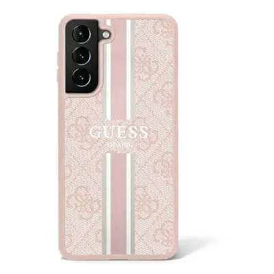 Guess GUHCS23SP4RPSP hard silikonové pouzdro Samsung Galaxy S23 5G pink 4G Printed Stripe