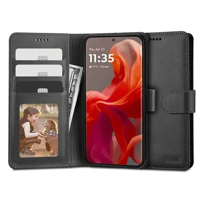 Knížkový obal na Motorola G85 5G Tech-Protect Wallet Černý